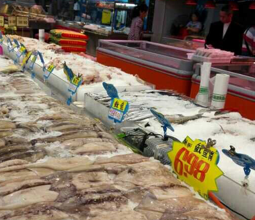 1噸片冰機在蘇州某大型超市使用