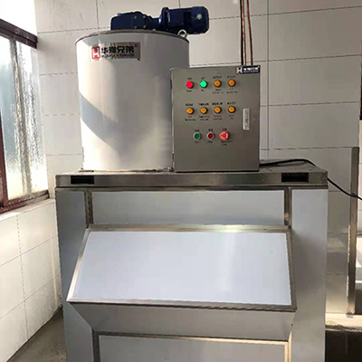 1噸全不銹鋼片冰機交付江蘇昆山某食品加工廠使