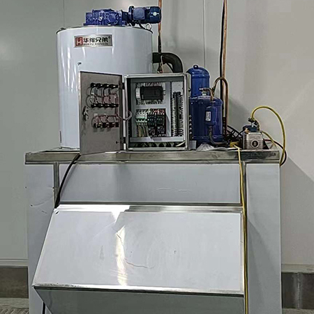 2噸片冰機交付江蘇蘇州某食品加工廠