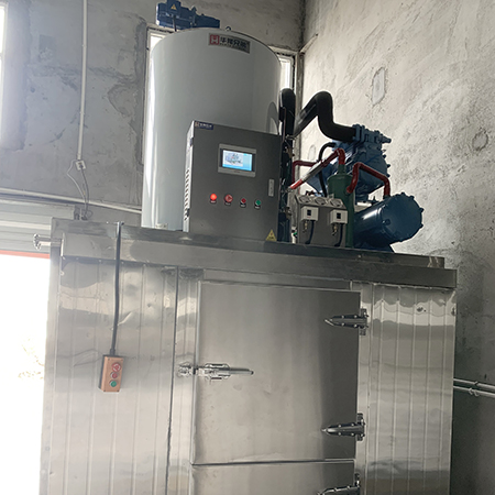 6噸片冰機全不銹鋼交付河南商丘食品廠使用