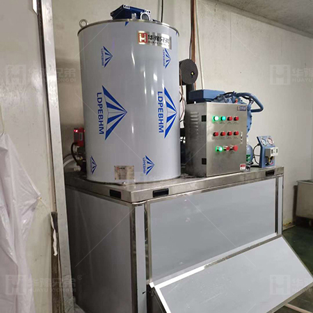 3噸片冰機(jī)不銹鋼款交付福建某食品廠