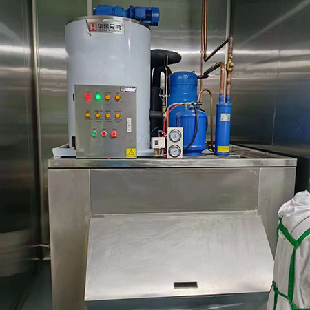 3噸片冰機交付山東濟寧某食品廠