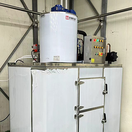 2噸片冰機交付廣東東莞某食品廠