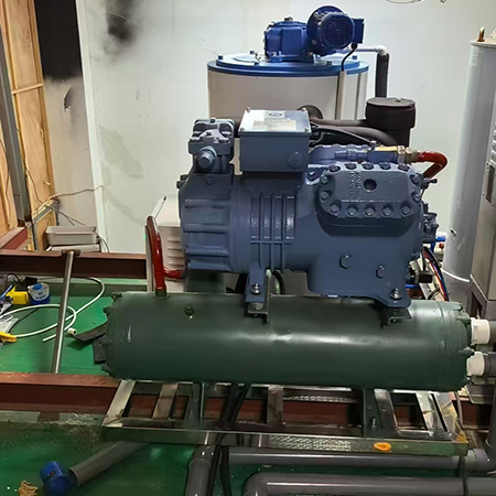 3噸水冷片冰機交付廣東湛江某食品廠