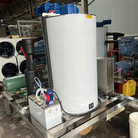 5噸片冰機蒸發器交付河北某水產公司